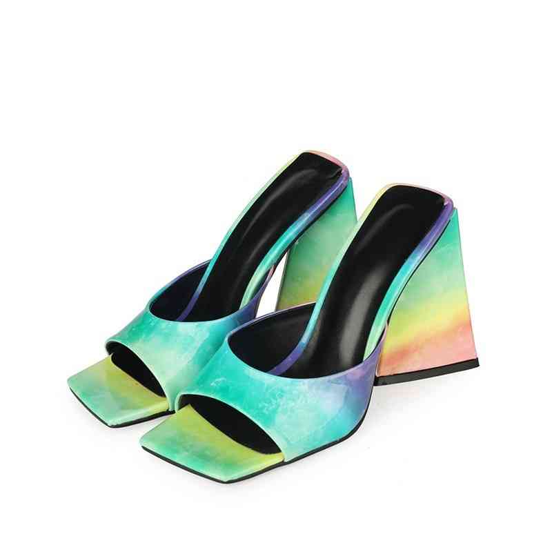 slippers dropshipping high heel sandals women's slides open toe thick-soled ladies party mules shoes women heels 4d56, Black
slippers dropshipping high heel sandals women's slides open toe thick-soled ladies party mules shoes women heels 4d56, Black