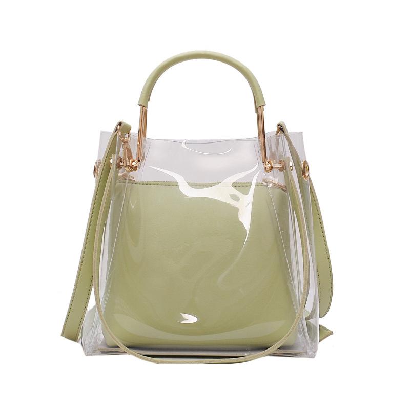 Clear Women Tote Bag PVC Transparent Shopping Shoulder Handbag Travel Crossbody Bags High Female Capacity Jelly Purses, Black
Clear Women Tote Bag PVC Transparent Shopping Shoulder Handbag Travel Crossbody Bags High Female Capacity Jelly Purses, Black