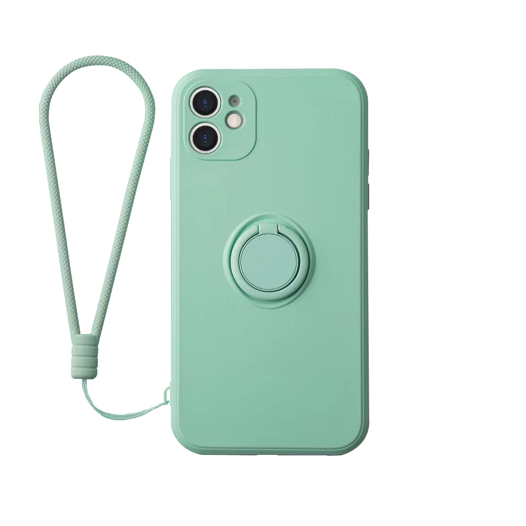 Liquid Silicone Kickstand 360 Rotation Ring Holder Soft TPU Phone Cases for iPhone 13 12 Mini 11 Pro Max XS XR 7 8 Plus With Landyard, Remark color #1-15
Liquid Silicone Kickstand 360 Rotation Ring Holder Soft TPU Phone Cases for iPhone 13 12 Mini 11 Pro Max XS XR 7 8 Plus With Landyard, Remark color #1-15
