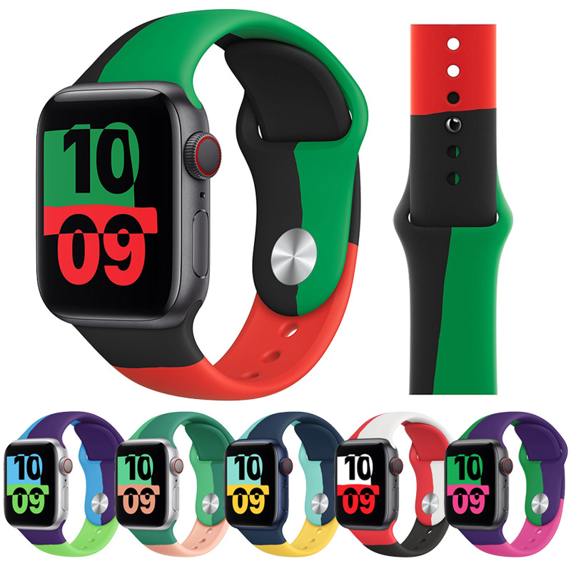 Replacement colors matching Strap Smart Straps Cases For Apple Watch band iwatch Series 1 2 3 4 5 6 SE Soft Silicone Wristband 38 40 42 44mm
Replacement colors matching Strap Smart Straps Cases For Apple Watch band iwatch Series 1 2 3 4 5 6 SE Soft Silicone Wristband 38 40 42 44mm