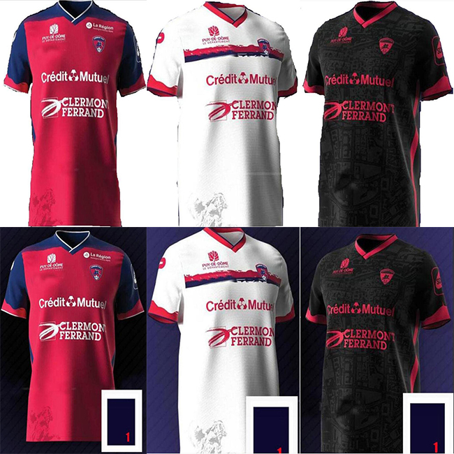 21 22 MAILLOTS Clermont Foot 63 soccer jerseys 2021 2022 bayo Dossou Allevinah Berthomier Magnin Iglesias TELL football shirts red white black
21 22 MAILLOTS Clermont Foot 63 soccer jerseys 2021 2022 bayo Dossou Allevinah Berthomier Magnin Iglesias TELL football shirts red white black