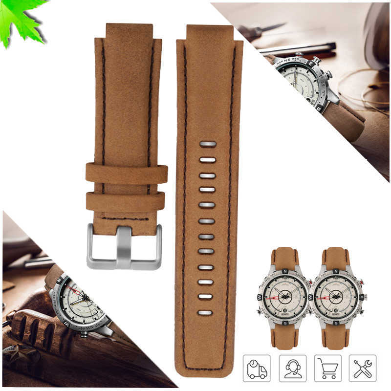 Genuine Leather Watch Band Watch Strap Replacement for Timex Tide T45601 T2n721 T2n720 E-tide Compass Watches H0915
Genuine Leather Watch Band Watch Strap Replacement for Timex Tide T45601 T2n721 T2n720 E-tide Compass Watches H0915