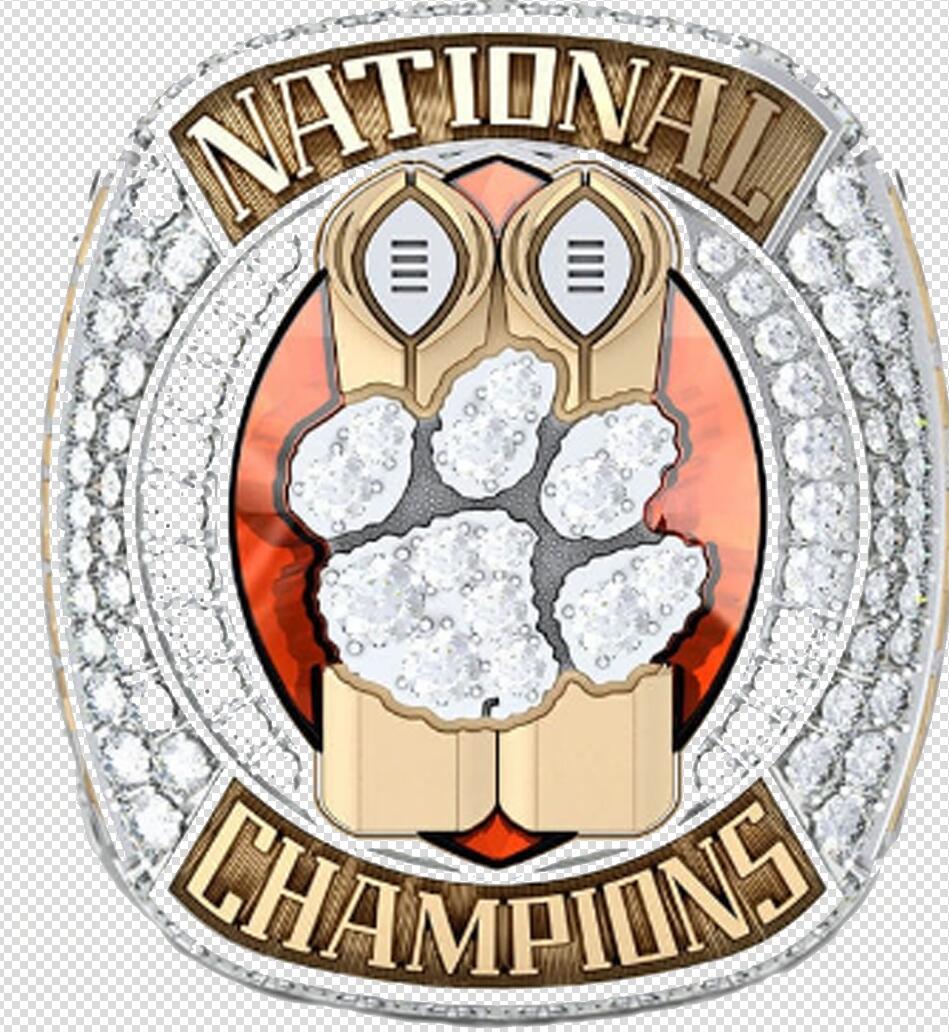 2019 wholesale 2018 CLEMSON TIGERS NATIONAL CHAMPIONSHIP RING size 11, Golden;silver
2019 wholesale 2018 CLEMSON TIGERS NATIONAL CHAMPIONSHIP RING size 11, Golden;silver