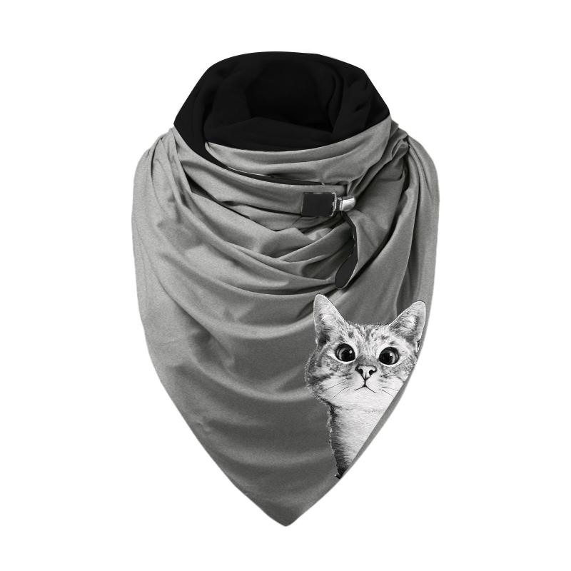 Scarves Winter Warm Women Triangle Plant Print Button Wrap Harajuku Windproof Shawls Bandana Bufandas Invierno Mujer T6
Scarves Winter Warm Women Triangle Plant Print Button Wrap Harajuku Windproof Shawls Bandana Bufandas Invierno Mujer T6