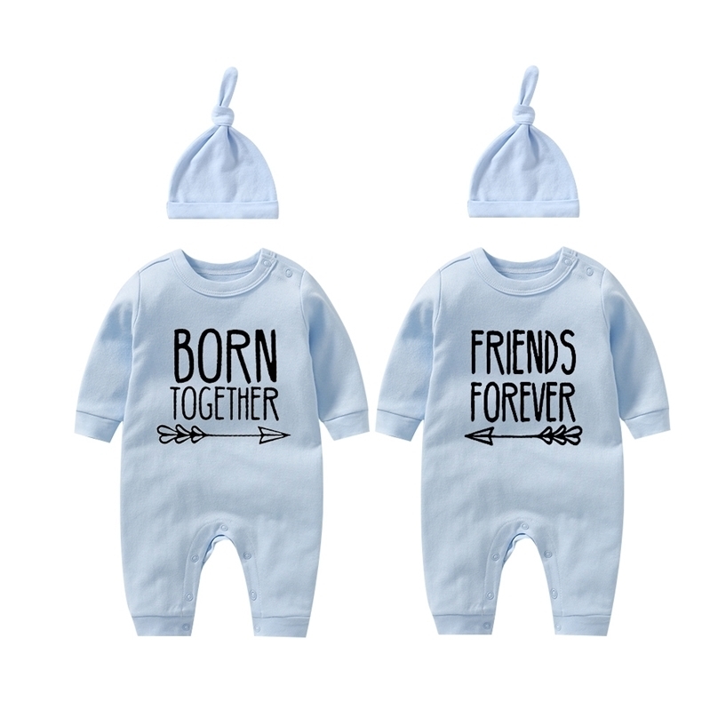 YSCULBUTOL Baby Bodysuit Born Together Friend Forever boy Clothes Toddler Girl 220217, White
YSCULBUTOL Baby Bodysuit Born Together Friend Forever boy Clothes Toddler Girl 220217, White