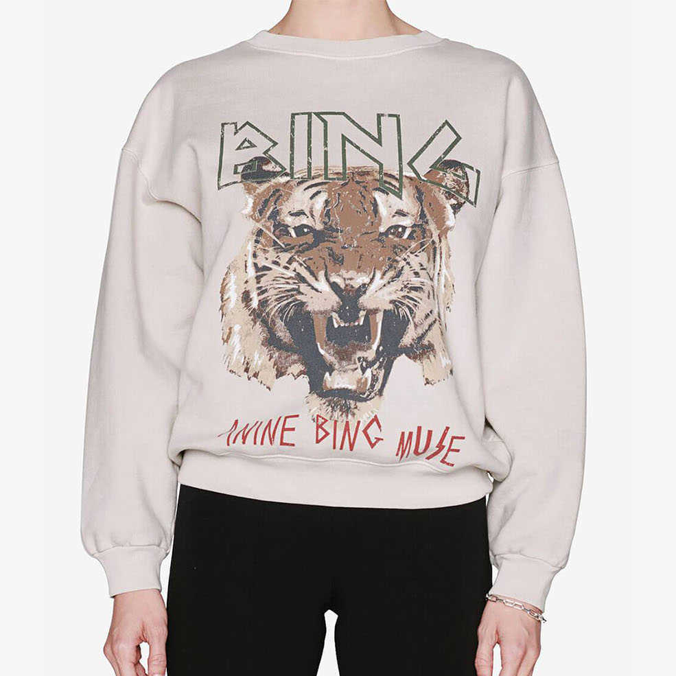 Letter Embroidery White Crewneck Sweatshirt Women Winter Tops Oversized Cool Girls Streetwear Korean Fashion Pullover Casual 211013