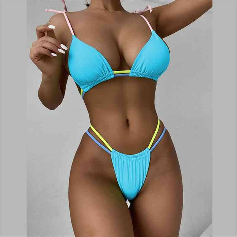 Sexy Splicing Bikin… - image