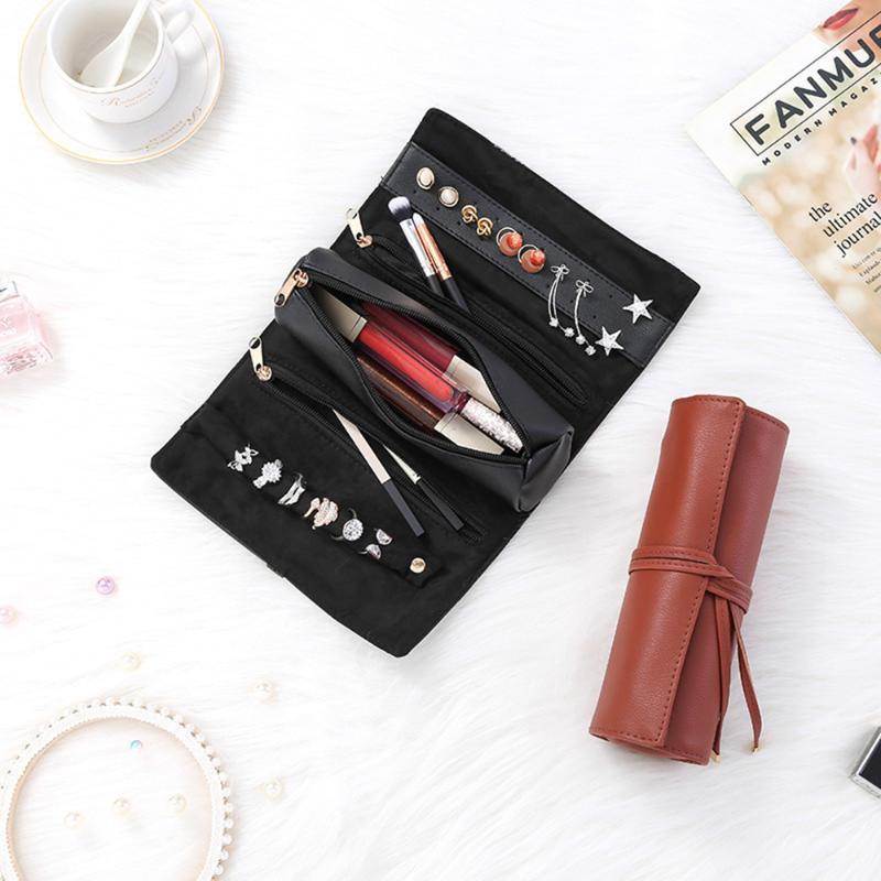 Cosmetic Bags & Cases Pink Leather Jewelry Storage Pouch Portable Necklace Ring Earring Bracelet Organizer Case Travel Boite Bijoux, Black
Cosmetic Bags & Cases Pink Leather Jewelry Storage Pouch Portable Necklace Ring Earring Bracelet Organizer Case Travel Boite Bijoux, Black