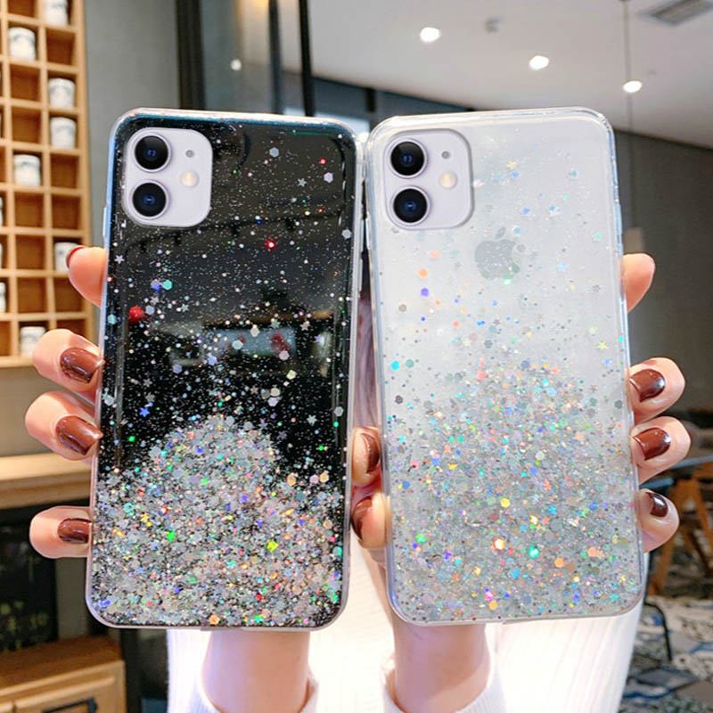 Luxury Bling Glitter Phone Cases For IPhone 11Pro Max XR XS X 8 7 6S 6 Plus 5 Case 12 Pro Silicone Sequins Star Cover, Pink
Luxury Bling Glitter Phone Cases For IPhone 11Pro Max XR XS X 8 7 6S 6 Plus 5 Case 12 Pro Silicone Sequins Star Cover, Pink