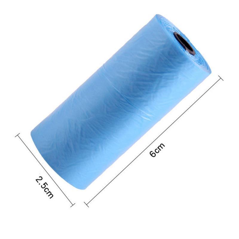 15PCS / Roll Pet Dog Poop Bags Cat Dog Waste Bags Clean-up Bags Dog Cat Waste Poop Pick Up Bag Poop Bag Dispenser For Dogs