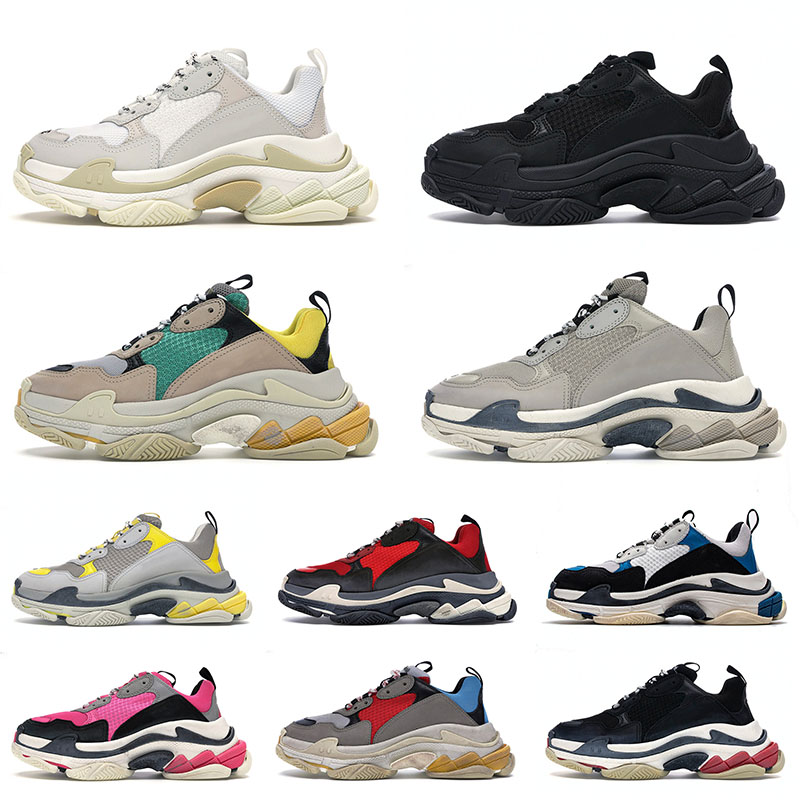 Original Triple S Men's Women's Casual Designer Shoes Platform Sneakers All Black White Pink Blue Grey Red Fashion Luxurys Designers Trainers Outdoor, A9 black pink 36-40
Original Triple S Men's Women's Casual Designer Shoes Platform Sneakers All Black White Pink Blue Grey Red Fashion Luxurys Designers Trainers Outdoor, A9 black pink 36-40