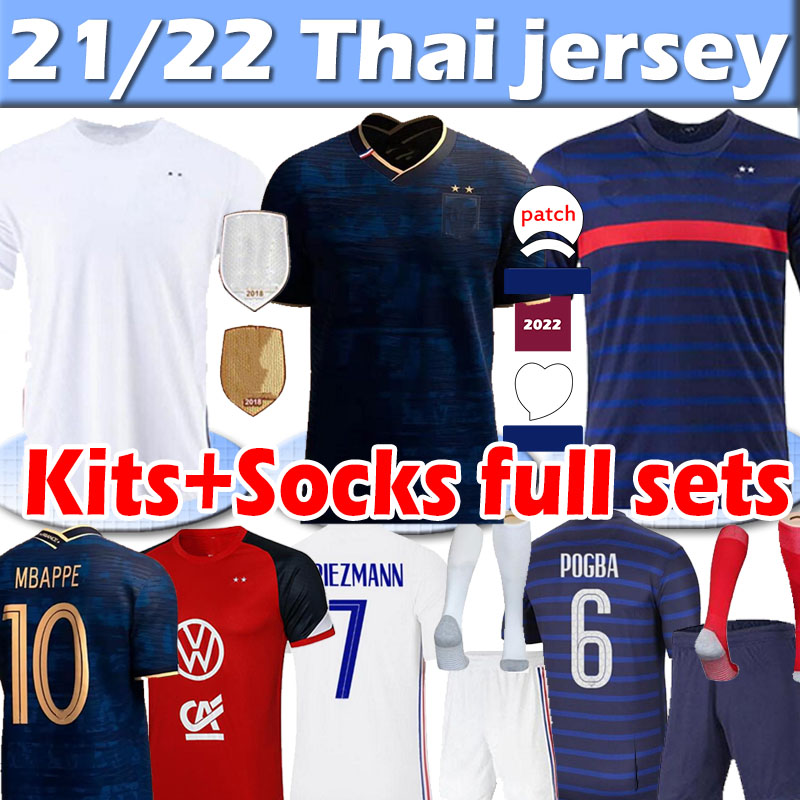 2021 2022 FRANCE MBAPPE GRIEZMANN Soccer jerseys KANTE THAUVIN GIROUD french jersey men kids kit+socks full sets Football shirt POGBA BENZEMA maillot de foot, 2021 away women
2021 2022 FRANCE MBAPPE GRIEZMANN Soccer jerseys KANTE THAUVIN GIROUD french jersey men kids kit+socks full sets Football shirt POGBA BENZEMA maillot de foot, 2021 away women