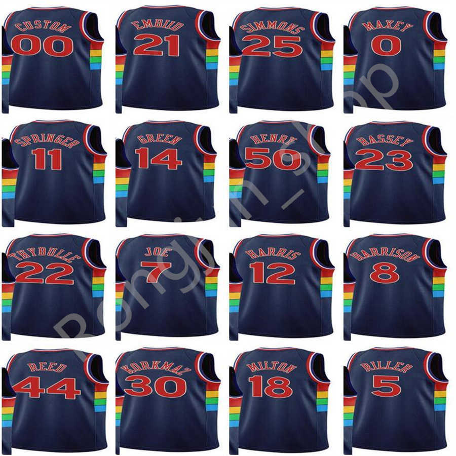 2021-22 Printed Men Basketball Ben Simmons Joel Embiid Tobias Harris Tyrese Maxey Aaron Henry 75th Anniversary Diamond jerseys Top Quality, As picture
2021-22 Printed Men Basketball Ben Simmons Joel Embiid Tobias Harris Tyrese Maxey Aaron Henry 75th Anniversary Diamond jerseys Top Quality, As picture