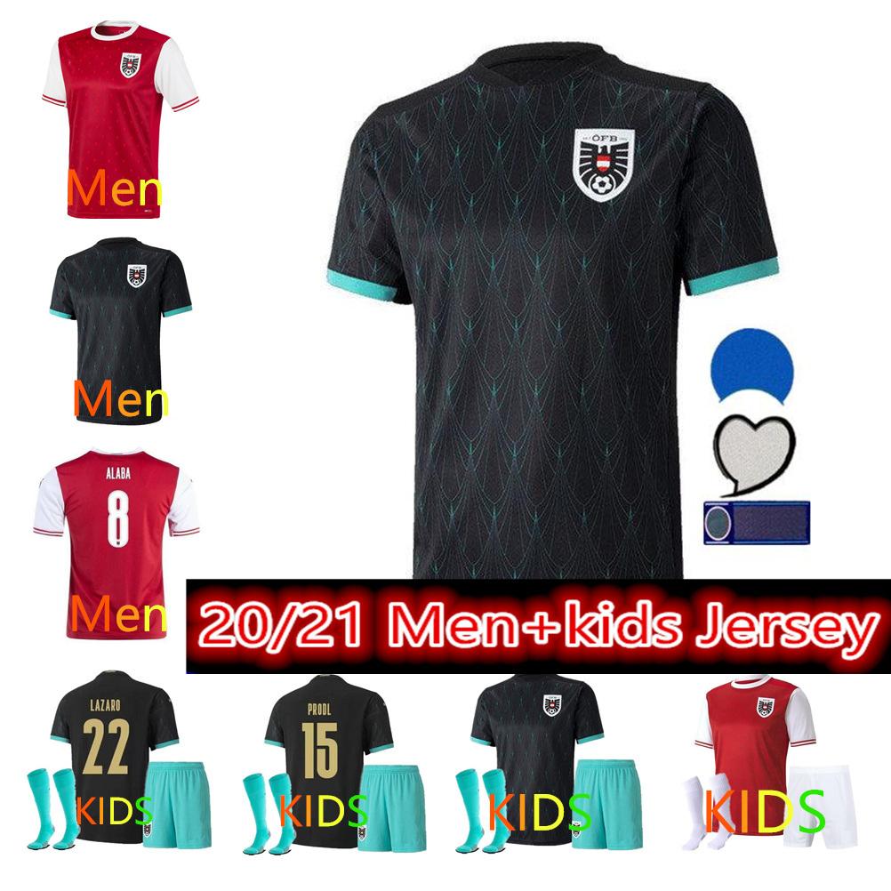 2021 Austria Men kids kit soccer jersey youth boys child 21 22 DAVID ALABA home Away Arnautovic Sabitzer Grillitsch camisetas Football Shirt, Colour 4
2021 Austria Men kids kit soccer jersey youth boys child 21 22 DAVID ALABA home Away Arnautovic Sabitzer Grillitsch camisetas Football Shirt, Colour 4