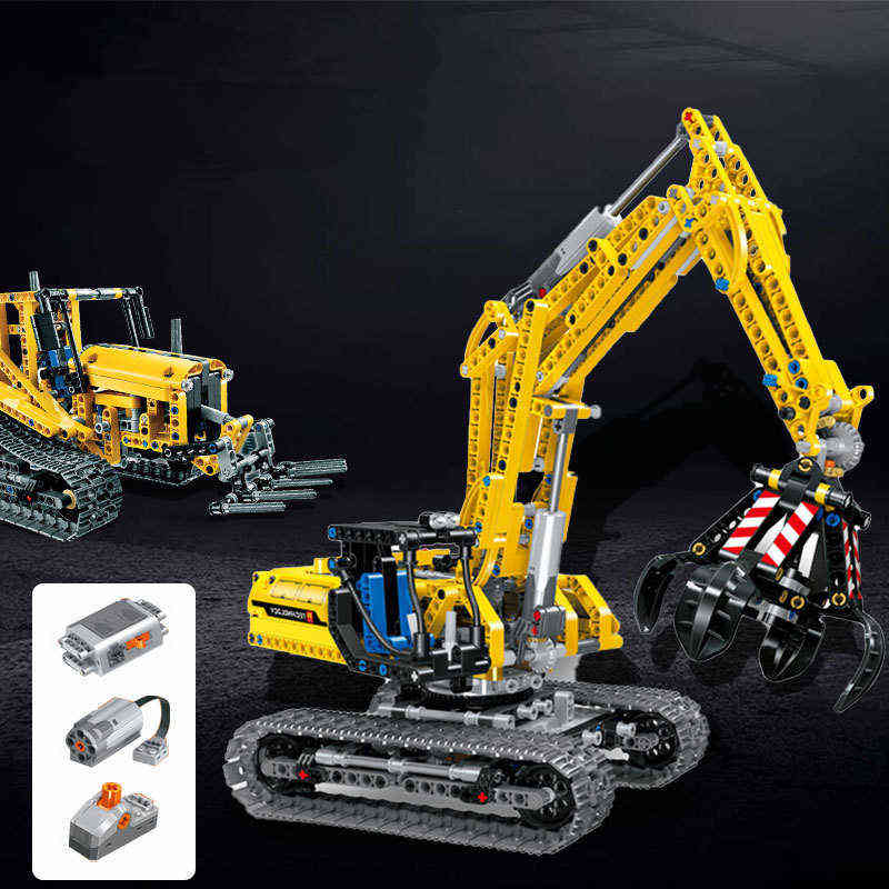 Diy Building Blocks Set Engineering Excavator Power Fundtion City Construction Truck Technical Bricks Toys Car for Children Kids H1028
Diy Building Blocks Set Engineering Excavator Power Fundtion City Construction Truck Technical Bricks Toys Car for Children Kids H1028