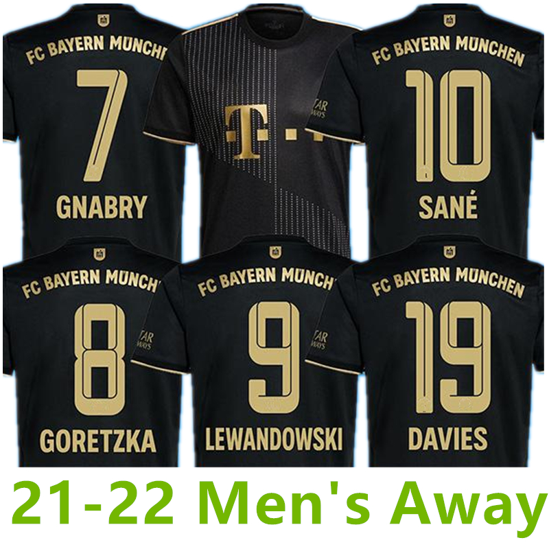 2022 Adult Away 21 22 soccer Jerseys LEWANDOWSKI SANE DAVIES GNABRY TOLISSO KIMMICH MULLER COMAN HERNANDEZ COUTINHO child mens uniforms, Black;yellow
2022 Adult Away 21 22 soccer Jerseys LEWANDOWSKI SANE DAVIES GNABRY TOLISSO KIMMICH MULLER COMAN HERNANDEZ COUTINHO child mens uniforms, Black;yellow