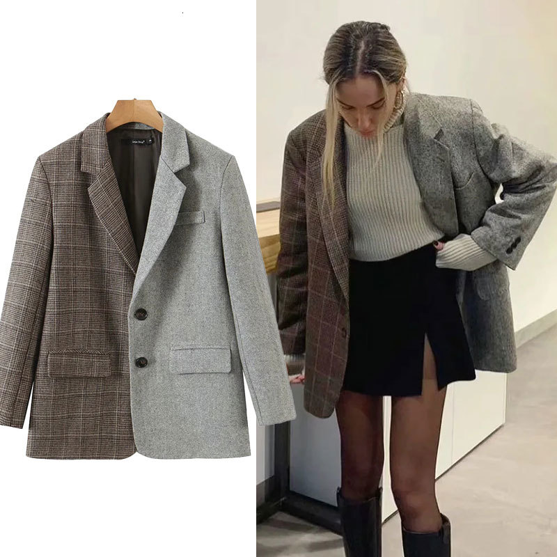 women's suits & blazers female za long blazer sleeve single-breasted office jacket vintage outwear chic q6kj, White;black
women's suits & blazers female za long blazer sleeve single-breasted office jacket vintage outwear chic q6kj, White;black