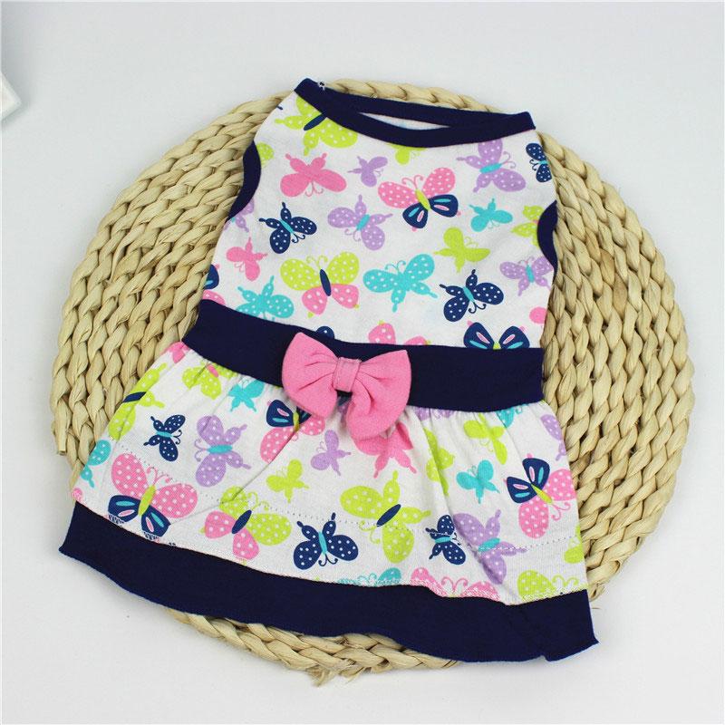 Dog Apparel Summer Dress Cute Butterfly Floral Printed Bow Big Swing Skirt Sleeveless Pullover Pet Clothes Puppy Costume
Dog Apparel Summer Dress Cute Butterfly Floral Printed Bow Big Swing Skirt Sleeveless Pullover Pet Clothes Puppy Costume