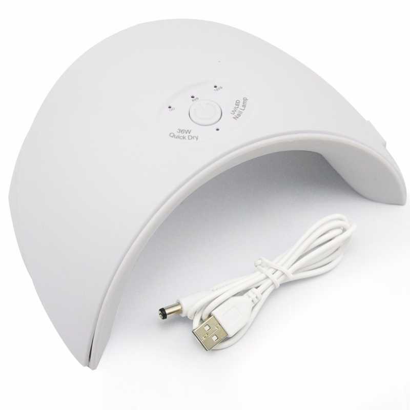 LED UV Lamp Infrared Induction Gel Nail Dryer Manicure Tool Dry Machine For All Curing Nail Gel USB Connector Beauty Wholesale Secador De Unas De Gel