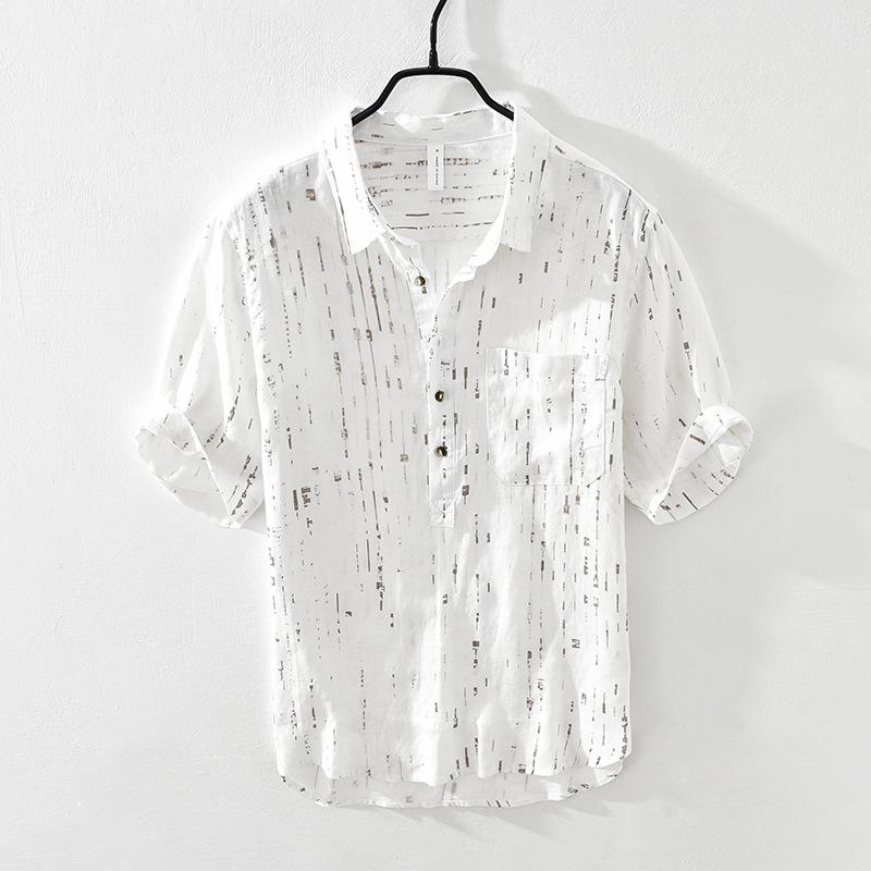 Men's Casual Shirts 3018 Linen Shirt Summer Japan Style Harajuku Personalize Print Thin Handsome Slim Youth Brand Streetwear Camisa Masculin, 3018 white
Men's Casual Shirts 3018 Linen Shirt Summer Japan Style Harajuku Personalize Print Thin Handsome Slim Youth Brand Streetwear Camisa Masculin, 3018 white