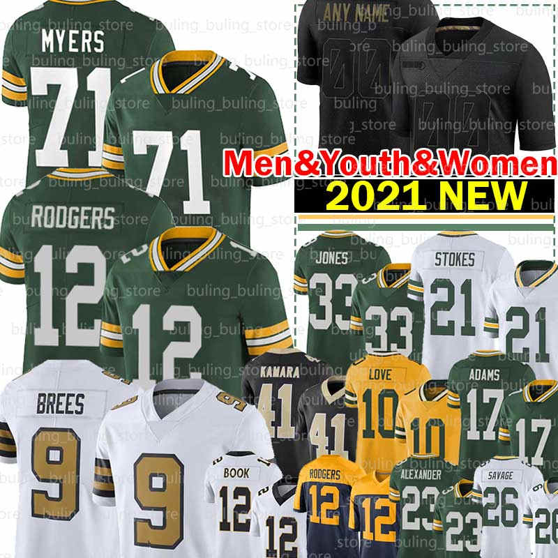 12 Aaron Rodgers Jersey 41 Alvin Kamara 9 Drew Brees 17 Davante Adams 23 Jaire Alexander 21 Eric Stokes 13 Michael Thomas 69 David Bakhtiari 7 Taysom Hill 71 Josh Myers, New jersey+patch
12 Aaron Rodgers Jersey 41 Alvin Kamara 9 Drew Brees 17 Davante Adams 23 Jaire Alexander 21 Eric Stokes 13 Michael Thomas 69 David Bakhtiari 7 Taysom Hill 71 Josh Myers, New jersey+patch