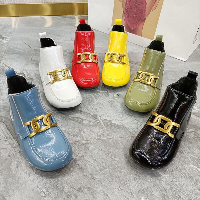 Boots European Station Short Candy Color Patent Leather Round Toe Elasticated Nude Women's Large Size 35-43, Black
Boots European Station Short Candy Color Patent Leather Round Toe Elasticated Nude Women's Large Size 35-43, Black