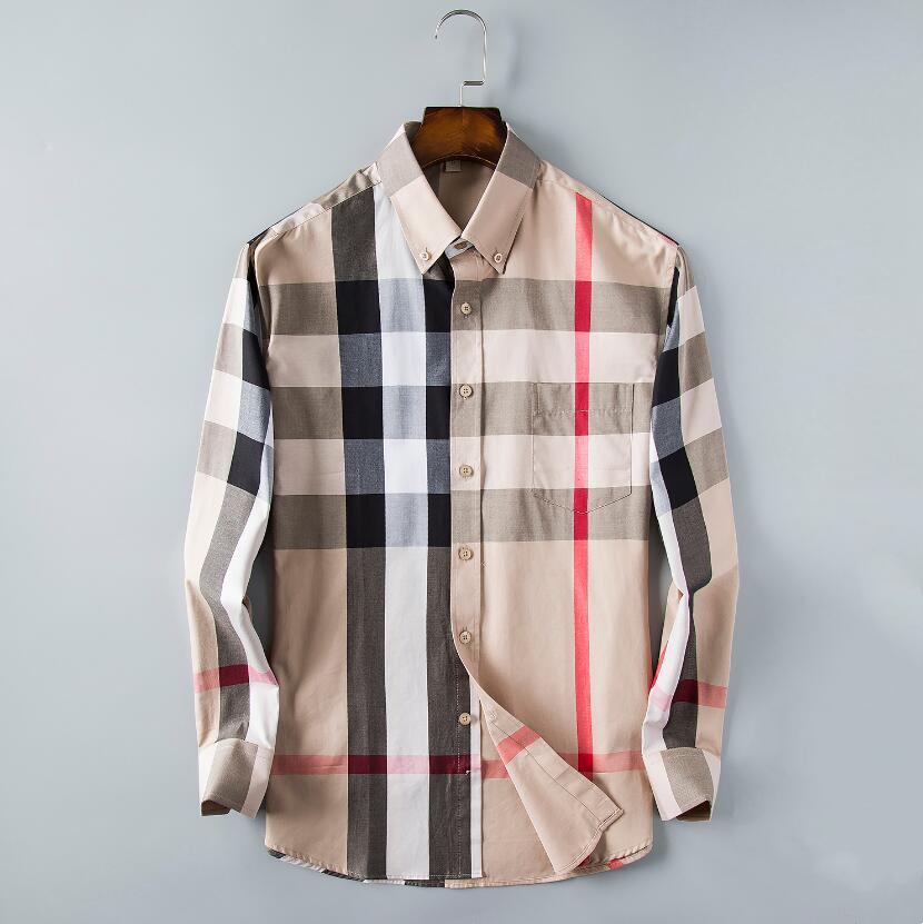 Male luxury designer bags for 2021 Business casual shirt, long sleeve striped plaid slim #101, White;black
Male luxury designer bags for 2021 Business casual shirt, long sleeve striped plaid slim #101, White;black