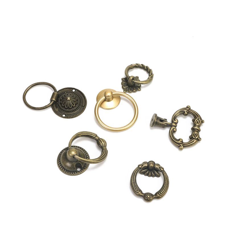 Antique furniture Slide drawer handles Box Door buttons Retro Decor
