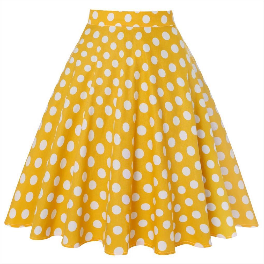 yellow polka dot womens skirts high waist pinup 50s 60s vintage rockabilly skirt skater midi faldas mujer plus size, Black
yellow polka dot womens skirts high waist pinup 50s 60s vintage rockabilly skirt skater midi faldas mujer plus size, Black