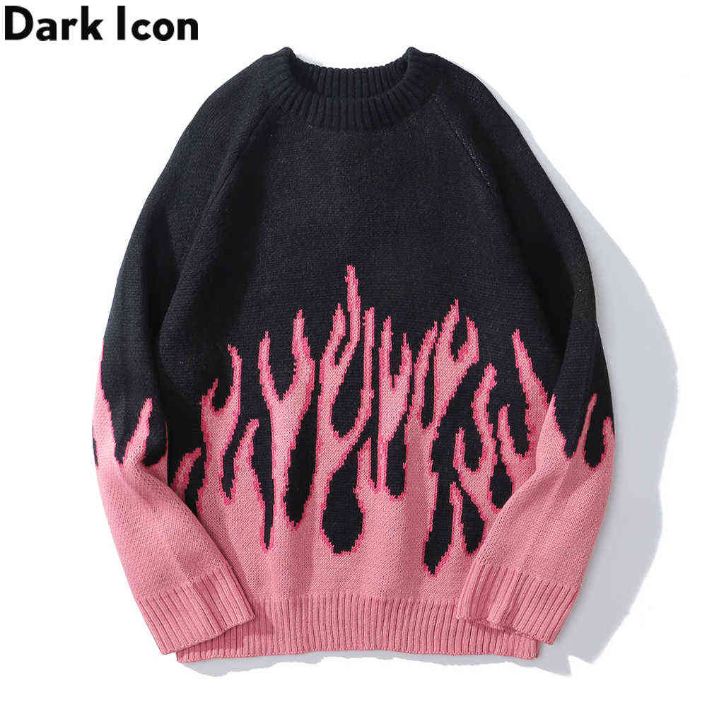 Pink Flame Off Shoulder Sweater Men Women Autumn Oversized Men's Sweater Knitwear Men Clothing 210603, As photo
Pink Flame Off Shoulder Sweater Men Women Autumn Oversized Men's Sweater Knitwear Men Clothing 210603, As photo