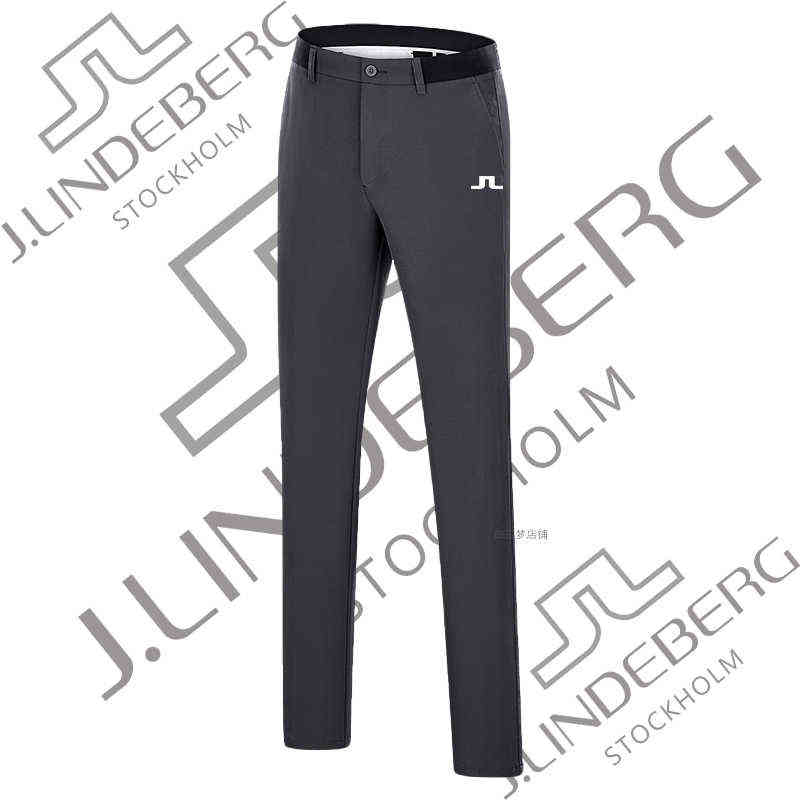 Summer Men's Golf Pants Quick-drying Breathable Pure Color Sports Casual Pants High Quality Golf Apparel 211112