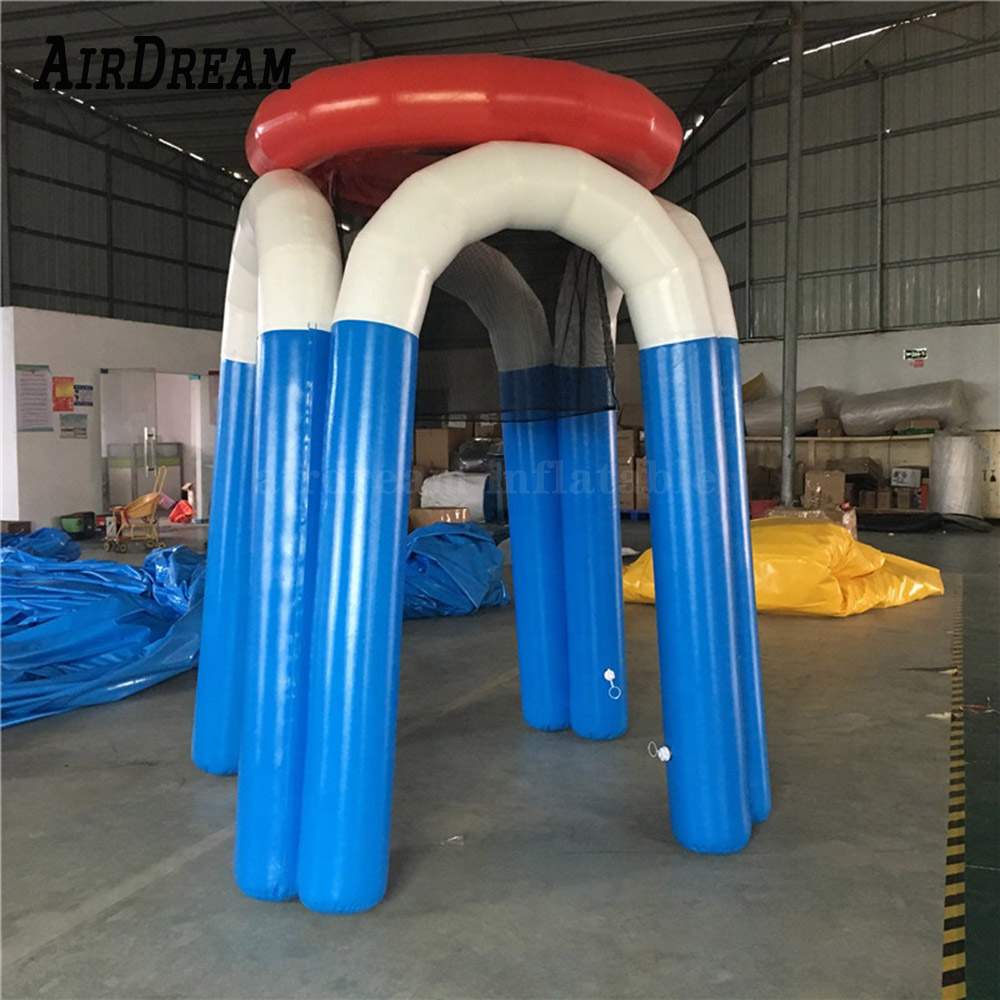 wholesale Custom Giant Inflatable Basketball Hoop ball Shooting Sport Game for backyard party