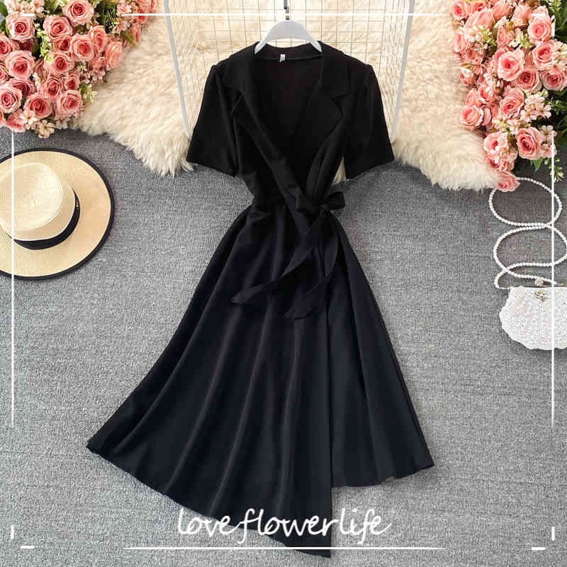 LoveFlowerLife Summer Casual Solid Slim Lady Dress A Lien Notched Collar Short High Waist Mid-Calf Women Dresses 210521, Red
LoveFlowerLife Summer Casual Solid Slim Lady Dress A Lien Notched Collar Short High Waist Mid-Calf Women Dresses 210521, Red
