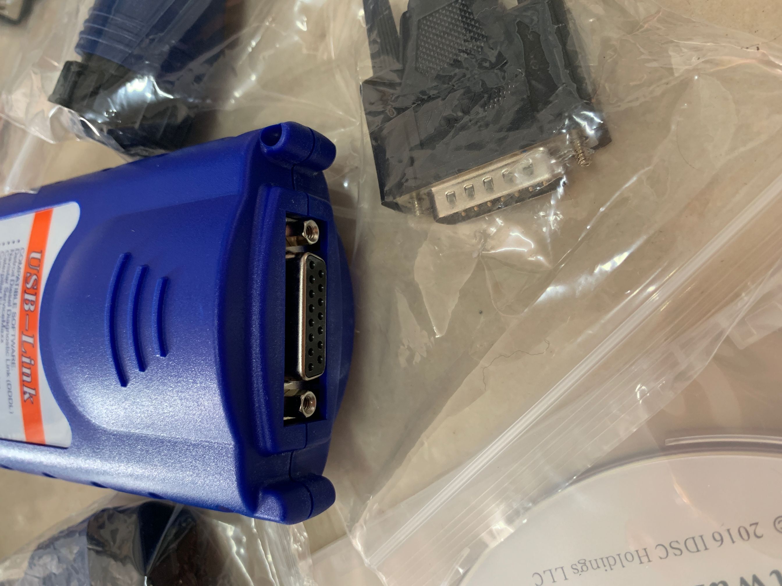 NexiqUSB link 2 heavy duty truck diagnostic Tool scanner 125032 with laptop cf19 touch screen super ssd full cables