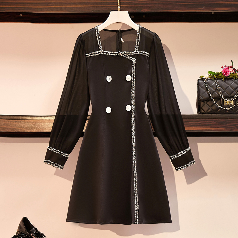 Spring Autumn Elegant Womens Fashion Square Collar Chiffon Long Sleeves Patchwork A Line Dress Female Dresses A4338 210428, Beige
Spring Autumn Elegant Womens Fashion Square Collar Chiffon Long Sleeves Patchwork A Line Dress Female Dresses A4338 210428, Beige