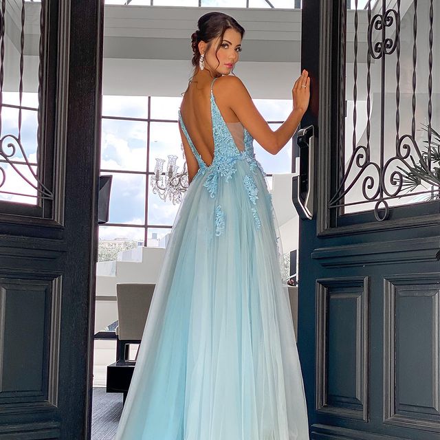 2021 Plus Size Arabic Aso Ebi Vintage Lace Backless Prom Dresses Spaghetti A-line Tulle Evening Formal Party Second Reception Gowns Dress ZJ395