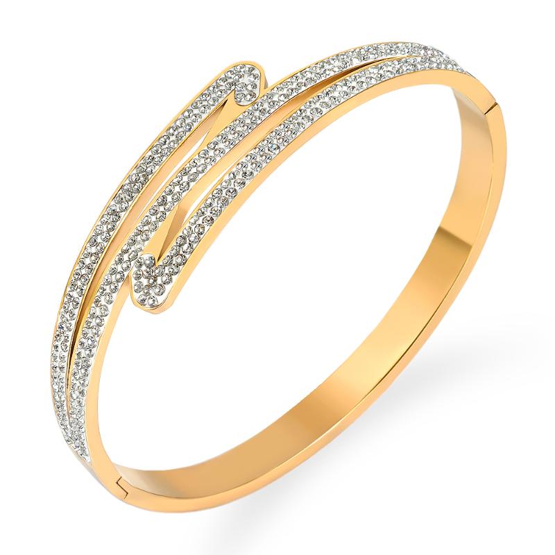 Bangle 2021 Great Quality Cubic Zirconia Bangles For Women Brand Bridal Accessory Fashion Lover Couple Classic Bijoux
Bangle 2021 Great Quality Cubic Zirconia Bangles For Women Brand Bridal Accessory Fashion Lover Couple Classic Bijoux