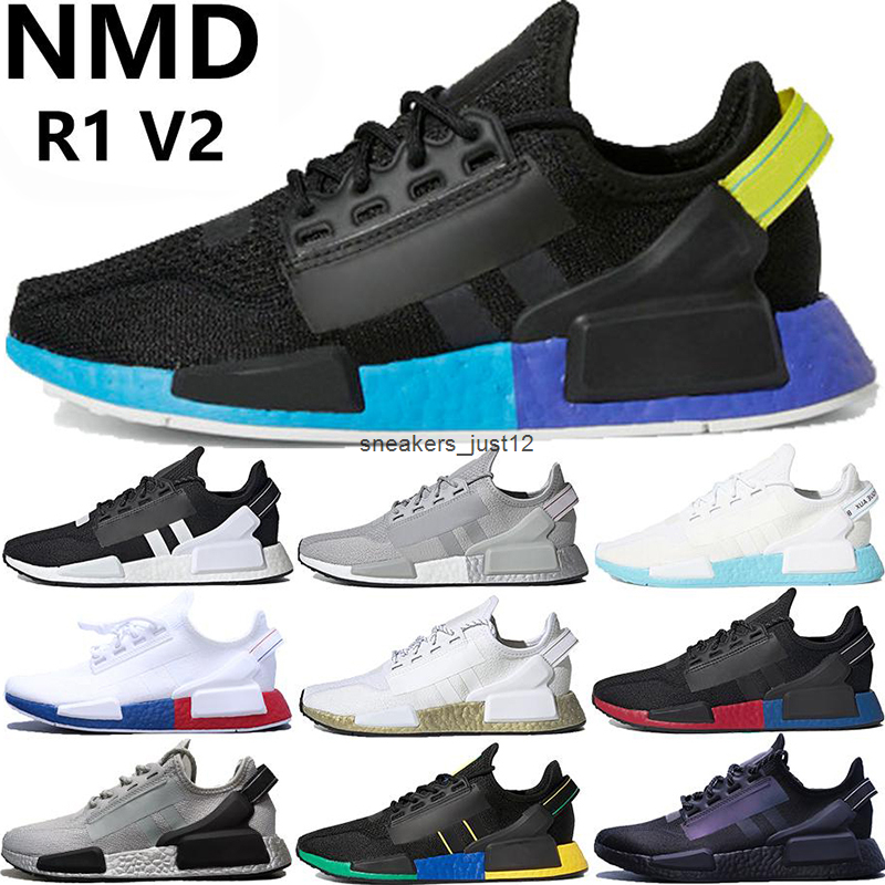 NMD R1 V2 triple black Japan running shoes white red blue Metallic Gold cool grey silver iridescent men women stylist trainers 
NMD R1 V2 triple black Japan running shoes white red blue Metallic Gold cool grey silver iridescent men women stylist trainers