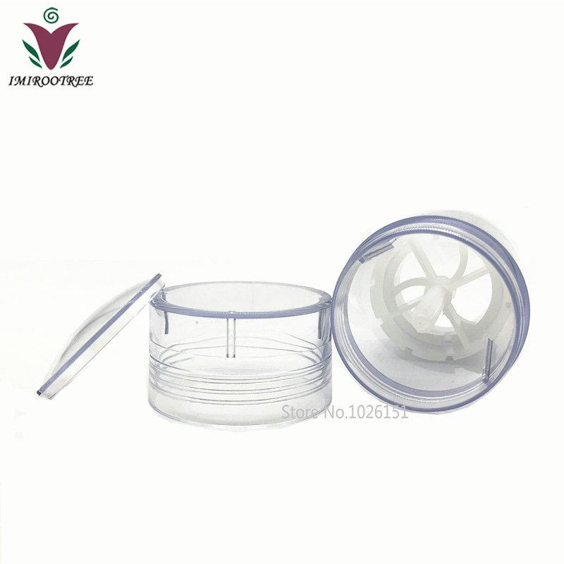 100pcs 30g 30ml 1oz Transparent Clear Empty Round Plastic Deodorant Stick Containers Lip Tubes For Lipstick Storage Bottles & Jars