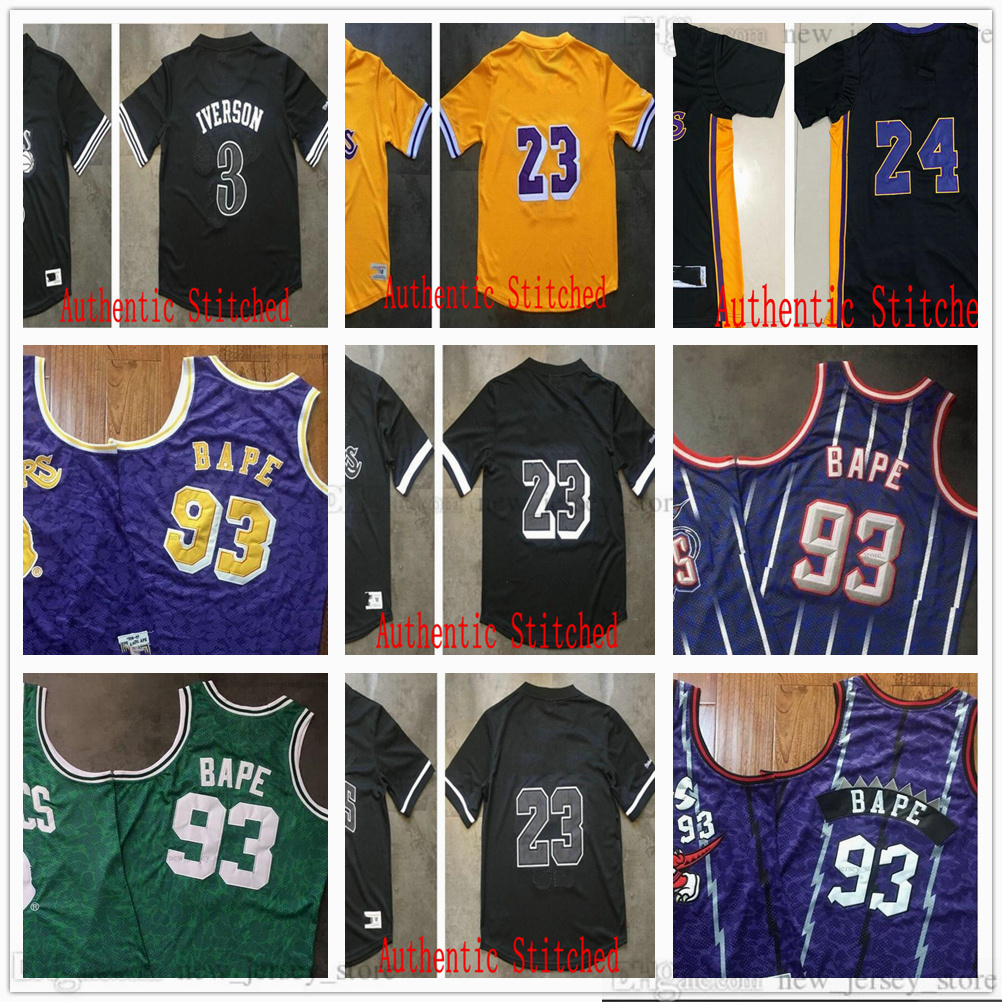 Authentic Real Stitched Retro Short Sleeve Basketball Jerseys Mitchell & Ness Vintage 3 Allen 23 James Iverson 93 BA PE Jersey
Authentic Real Stitched Retro Short Sleeve Basketball Jerseys Mitchell & Ness Vintage 3 Allen 23 James Iverson 93 BA PE Jersey