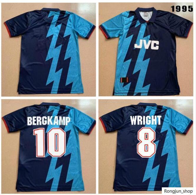 1995 away blue retro ADAMS Wright soccer jersey Bergkamp Merson Hartson Campbell football shirt classic Uniforms, Black;yellow
1995 away blue retro ADAMS Wright soccer jersey Bergkamp Merson Hartson Campbell football shirt classic Uniforms, Black;yellow