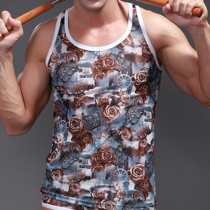 Mens Tank Mesh Vest Sexy Tops Breathable Fashion Printed Sleeveless Undershirt, White;black
Mens Tank Mesh Vest Sexy Tops Breathable Fashion Printed Sleeveless Undershirt, White;black