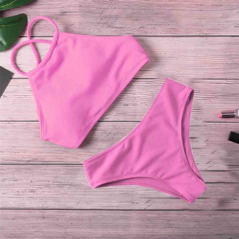 Swimsuit Push Up Bikini Women Swimwear Bandage High Waist Set Strap Detachable Bathing Suit Female Beachwear 210629, Yellow
Swimsuit Push Up Bikini Women Swimwear Bandage High Waist Set Strap Detachable Bathing Suit Female Beachwear 210629, Yellow