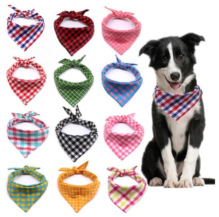 Dog Apparel Small Large Bandana Bibs Cat Scarf Washable Cotton Plaid Printing Puppy Kerchief Pet Grooming Accessories, Mix color
Dog Apparel Small Large Bandana Bibs Cat Scarf Washable Cotton Plaid Printing Puppy Kerchief Pet Grooming Accessories, Mix color
