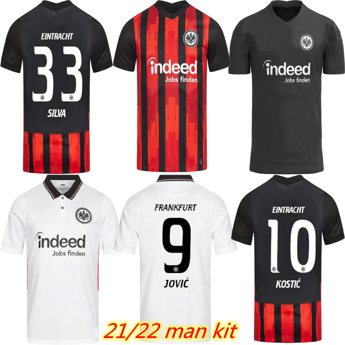 21 22 Eintracht Frankfurt soccer jersey 2021 2022 Die Adler SOW SILVA KOSTIC JOVIC football kit HASEBE KAMADA HINTEREGGER maillot de foot shirt
21 22 Eintracht Frankfurt soccer jersey 2021 2022 Die Adler SOW SILVA KOSTIC JOVIC football kit HASEBE KAMADA HINTEREGGER maillot de foot shirt