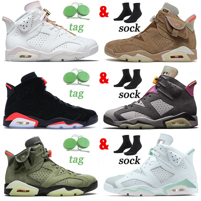 2021 With Socks Jumpman 6 6s Mens Women Basketball Shoes Bordeaux VI Tiffany Blue Travis Scott x British Khaki Carmine Black Infrared Hare Trainers Sneakers Size 40-47, B16 36-47 travis scotts
2021 With Socks Jumpman 6 6s Mens Women Basketball Shoes Bordeaux VI Tiffany Blue Travis Scott x British Khaki Carmine Black Infrared Hare Trainers Sneakers Size 40-47, B16 36-47 travis scotts