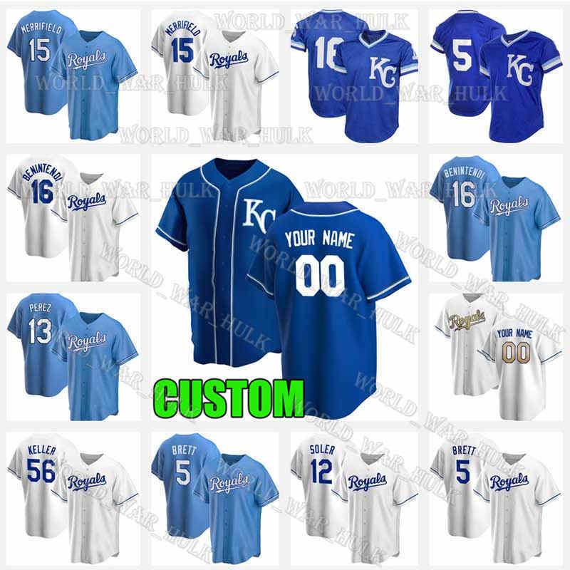 Kansas City Royals Jersey 16 Andrew Benintendi 13 Salvador Perez George Brett 15 Whit Merrifield Baseball 12 Jorge Soler Bo Jackson, Blue;black
Kansas City Royals Jersey 16 Andrew Benintendi 13 Salvador Perez George Brett 15 Whit Merrifield Baseball 12 Jorge Soler Bo Jackson, Blue;black