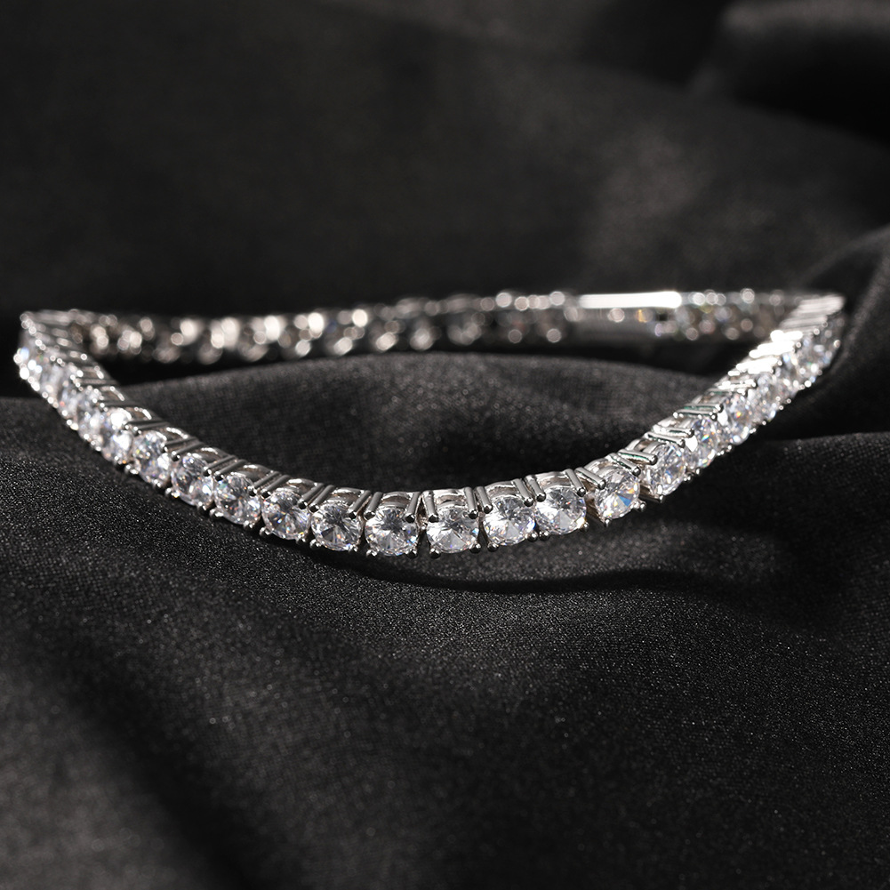 Iced Out Gold Chain Bracelet For Mens Hip Hop Damond Tennis Jewelry Single Row Rhinestone Bracelets 4mm
Iced Out Gold Chain Bracelet For Mens Hip Hop Damond Tennis Jewelry Single Row Rhinestone Bracelets 4mm