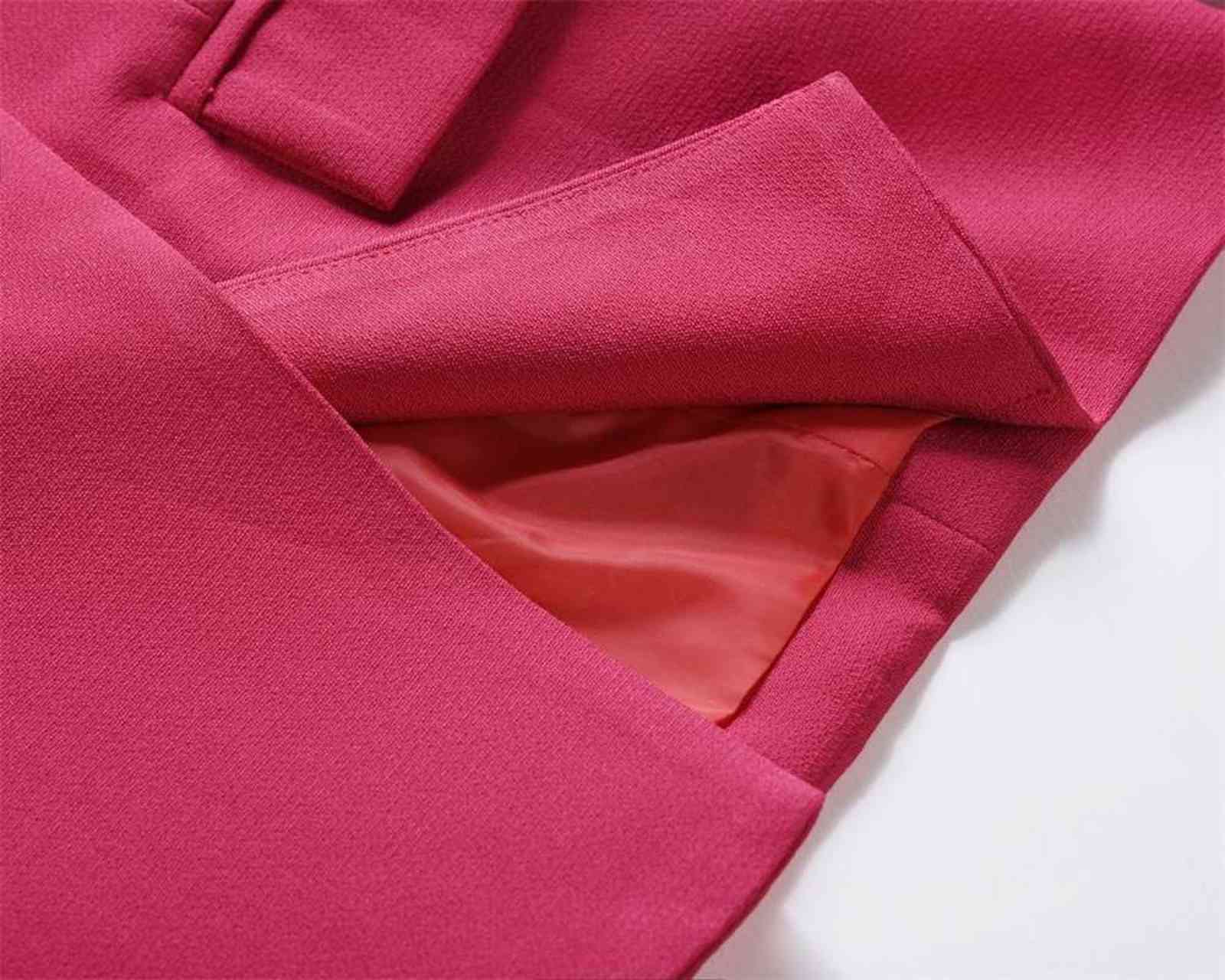 Women Blazers And Jackets Tailored Coat Womens Clothing Double Breasted Female Blazer Overcoat Basic Slim Fitting Gorgeous 211122