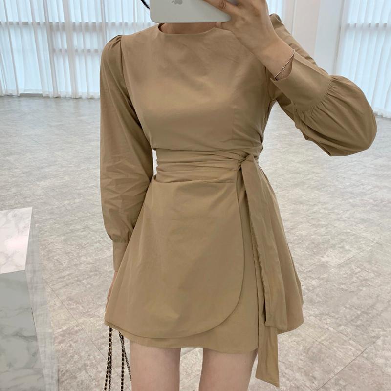 Casual Dresses Simple Slim High Waist Bandage Puff Long Sleeve Dress Mini Khaki O Lady Black Vestidos Mujer Minimalism All-match Street Retr, Black;gray
Casual Dresses Simple Slim High Waist Bandage Puff Long Sleeve Dress Mini Khaki O Lady Black Vestidos Mujer Minimalism All-match Street Retr, Black;gray